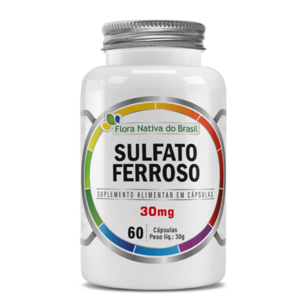 Sulfato Ferroso - 30mg Em cápsulas